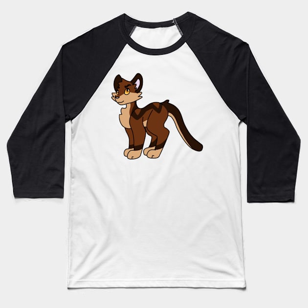 Dustpelt Design Baseball T-Shirt by ceolsonart